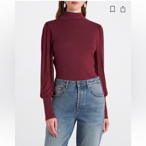 Sanctuary always on my mind small purple mesh top